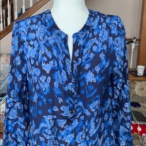 Banana Republic Blue silk blouse